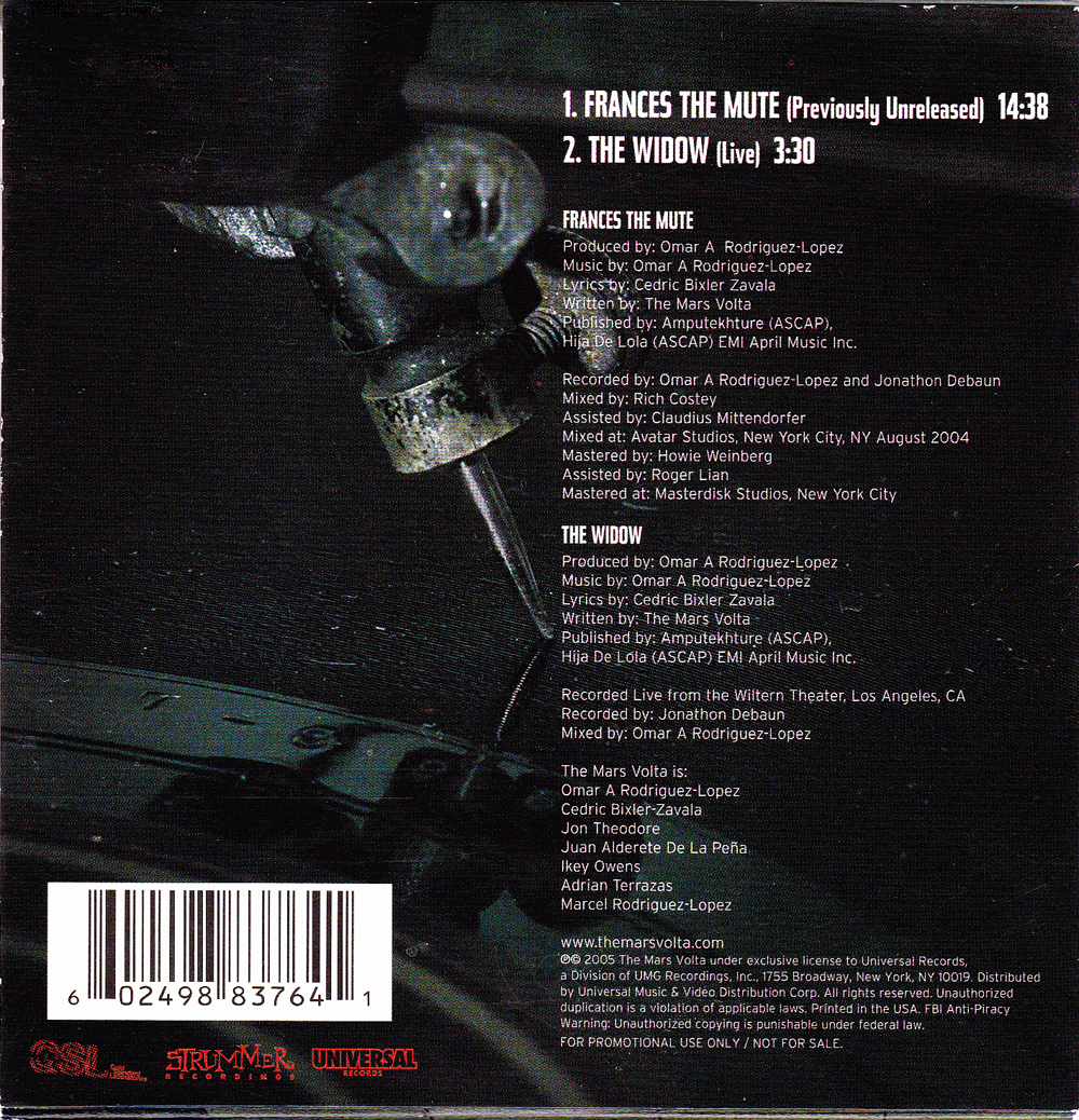 The Mars Volta - Frances The Mute - Amazoncom Music