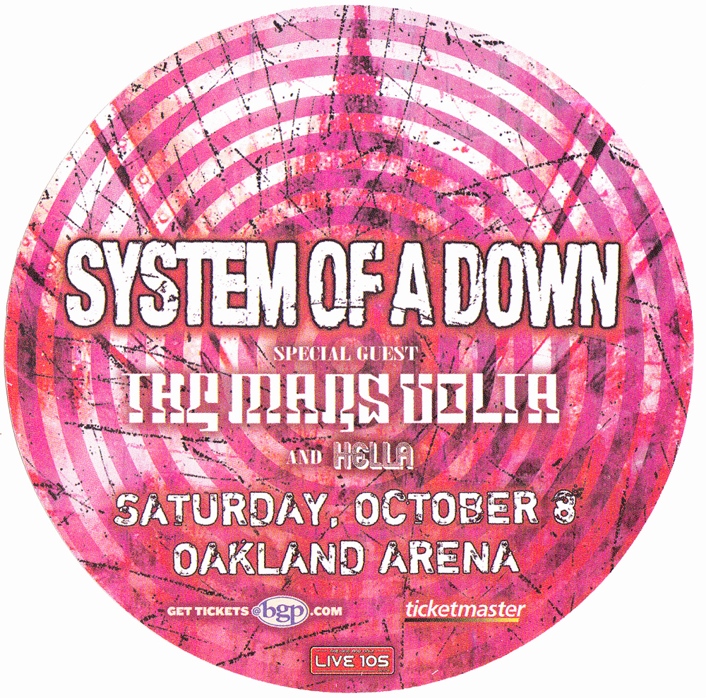    System Of A Down  Hella  Oakland Arena, 08.10.2005